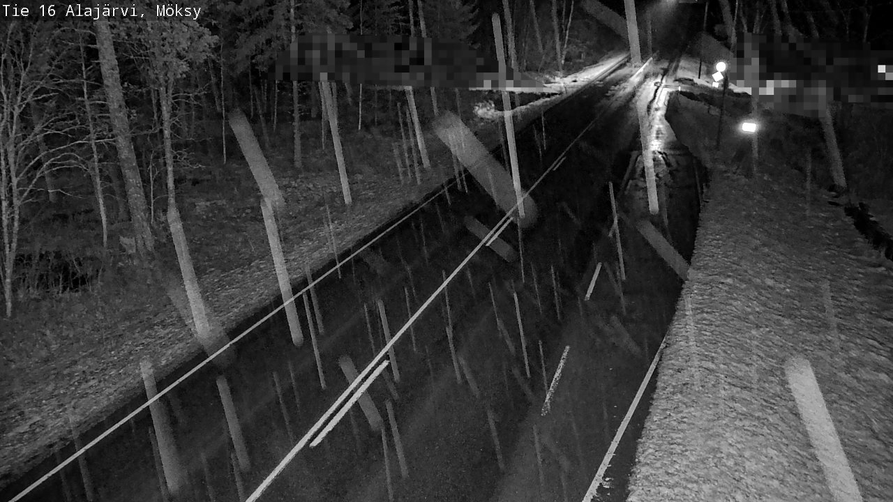 Weather Camera Image Road 16 Alajärvi, Möksy, Alajärvi, Etelä-Pohjanmaa