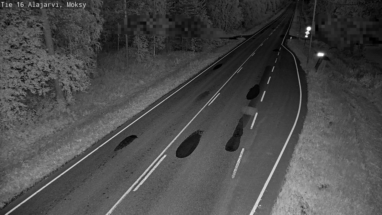 Weather Camera Image Road 16 Alajärvi, Möksy, Alajärvi, Etelä-Pohjanmaa