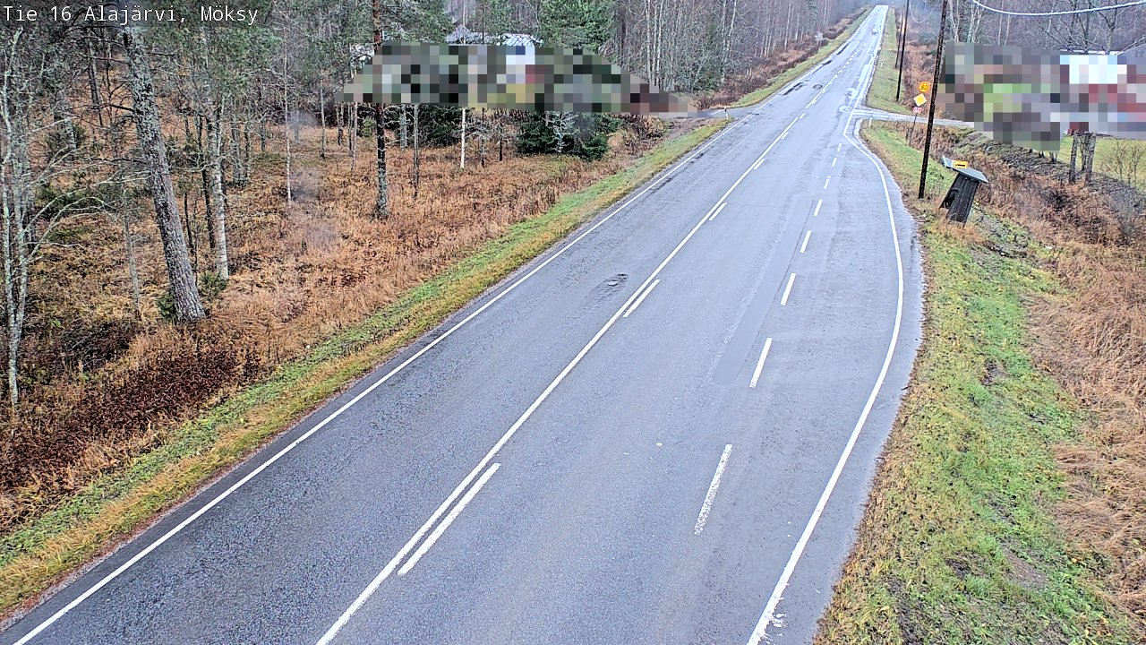 Weather Camera Image Road 16 Alajärvi, Möksy, Alajärvi, Etelä-Pohjanmaa