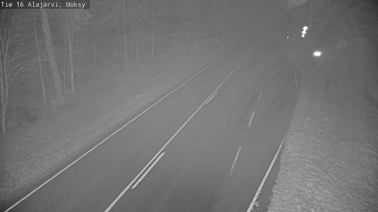 Weather Camera Image Road 16 Alajärvi, Möksy, Alajärvi, Etelä-Pohjanmaa