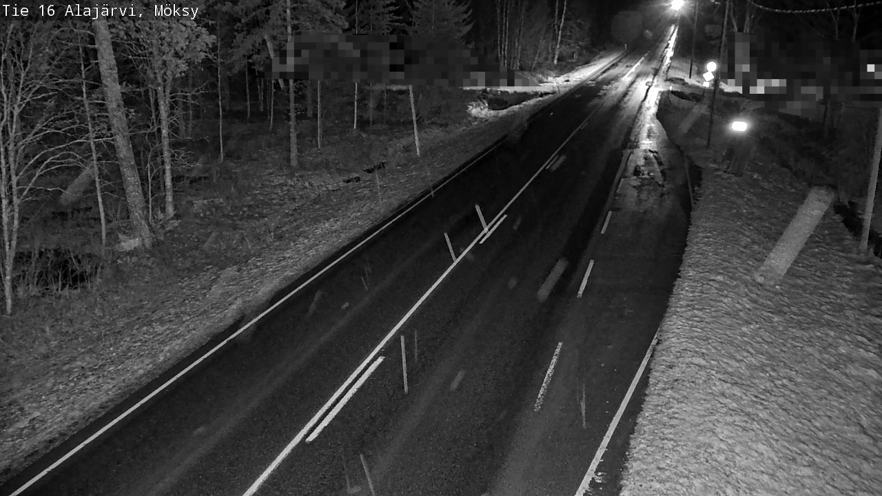 Weather Camera Image Road 16 Alajärvi, Möksy, Alajärvi, Etelä-Pohjanmaa