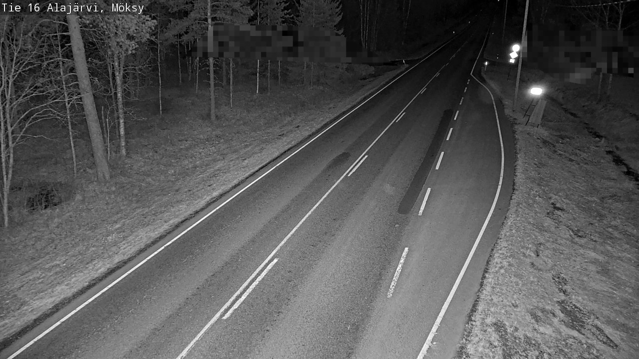 Weather Camera Image Väg 16 Alajärvi, Möksy, Alajärvi, Etelä-Pohjanmaa