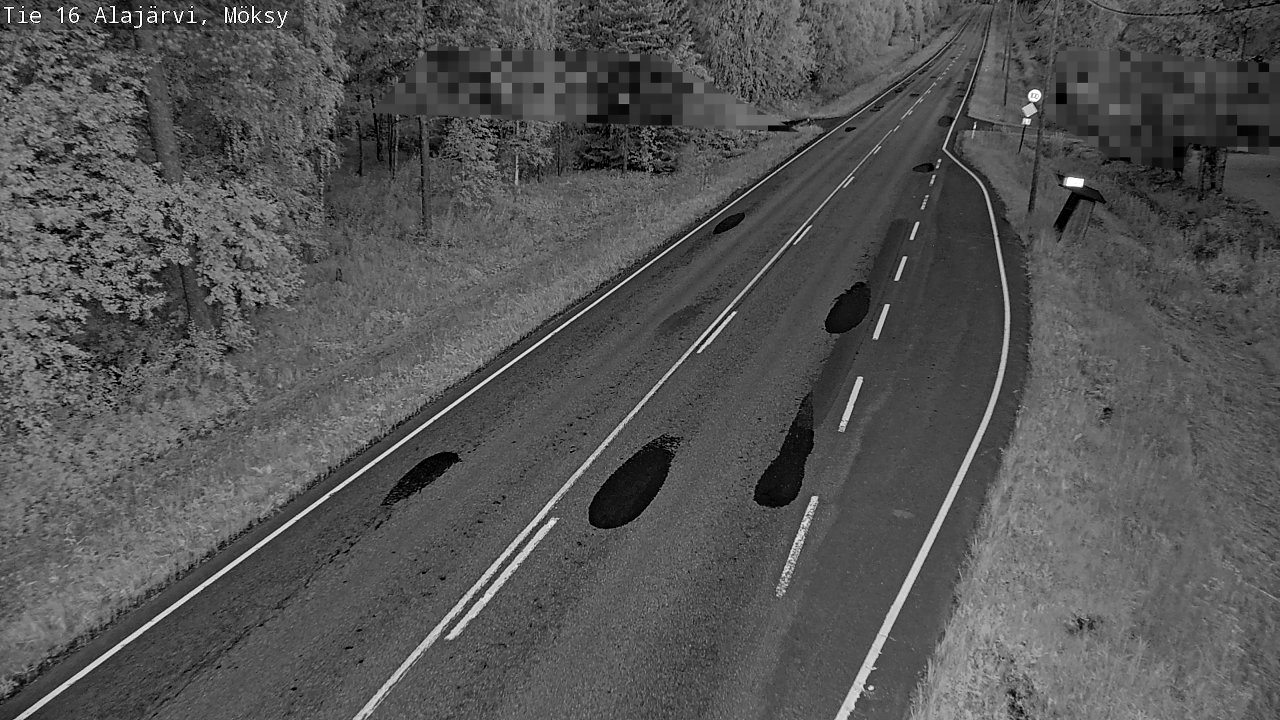 Weather Camera Image Road 16 Alajärvi, Möksy, Alajärvi, Etelä-Pohjanmaa