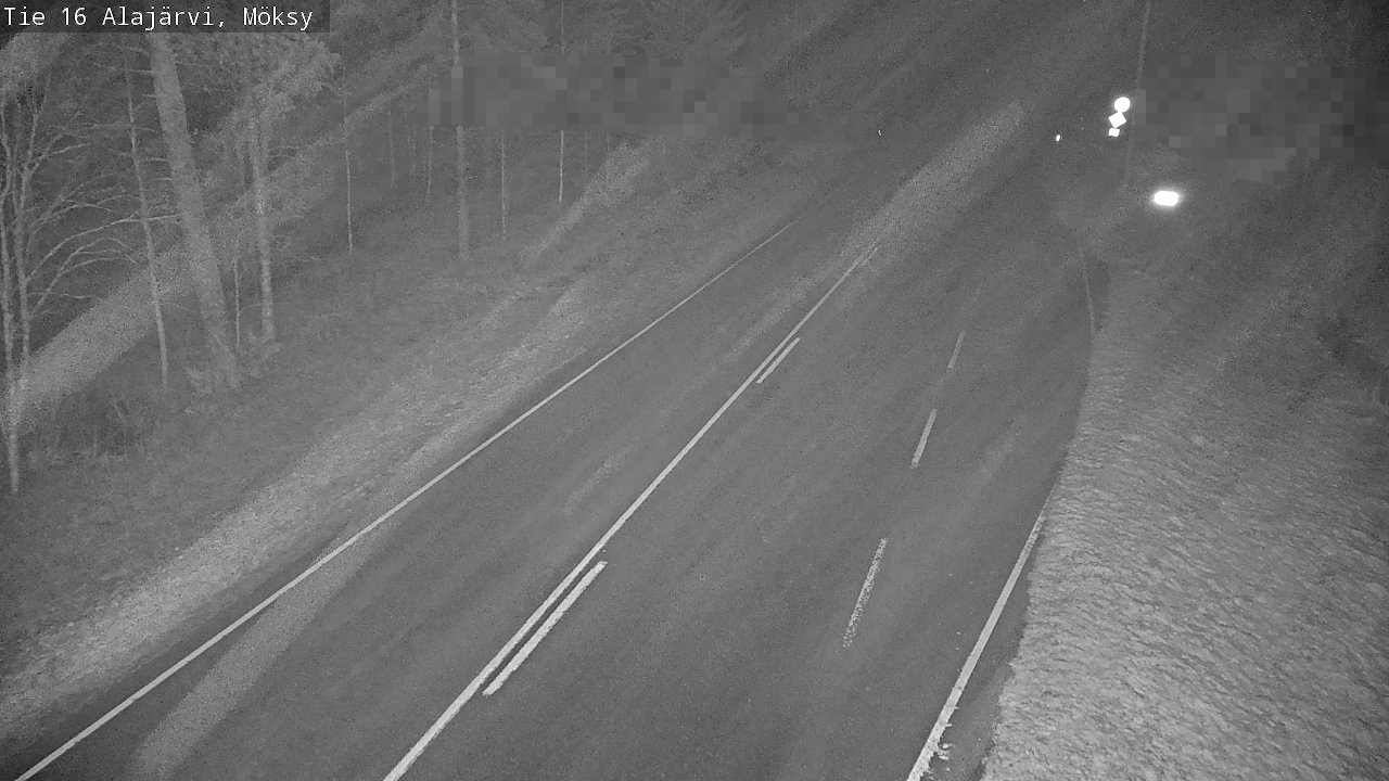 Weather Camera Image Road 16 Alajärvi, Möksy, Alajärvi, Etelä-Pohjanmaa
