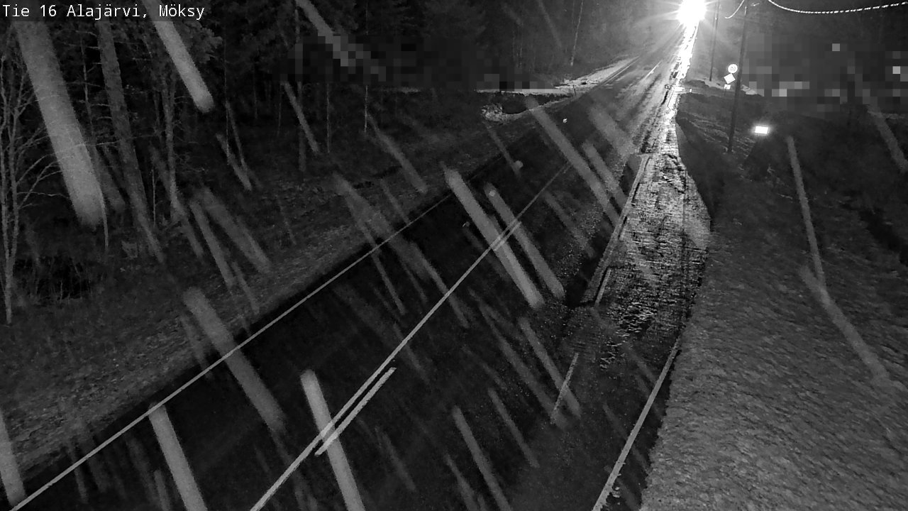 Weather Camera Image Road 16 Alajärvi, Möksy, Alajärvi, Etelä-Pohjanmaa