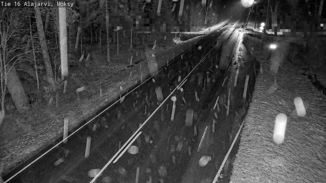 Weather Camera Image Road 16 Alajärvi, Möksy, Alajärvi, Etelä-Pohjanmaa
