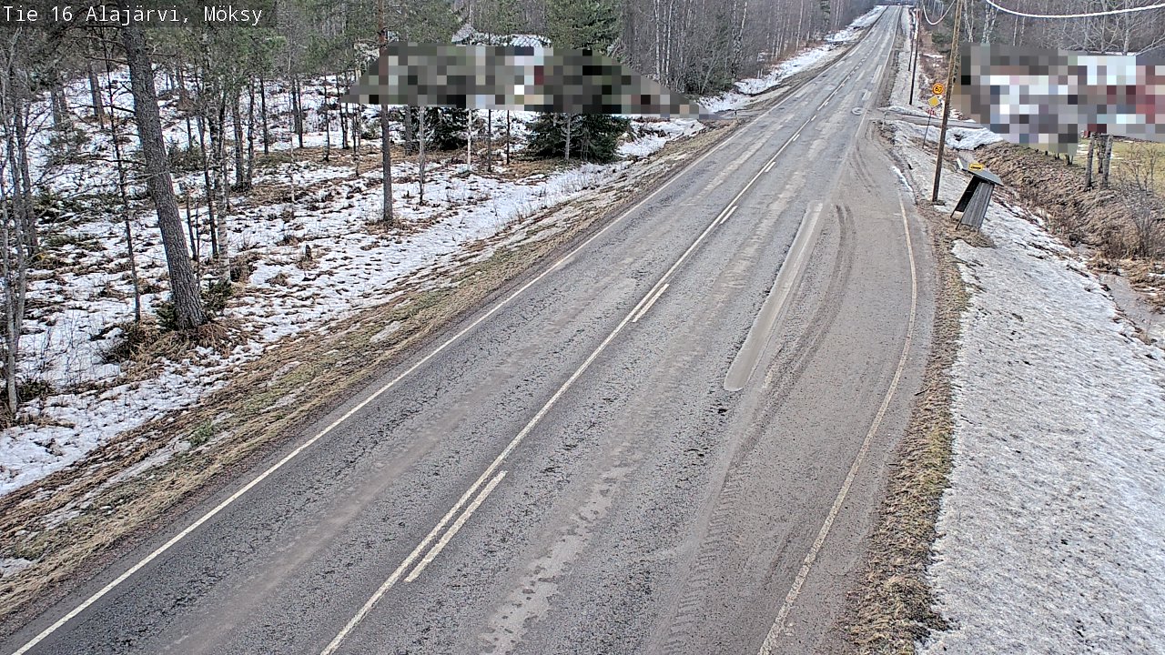 Weather Camera Image Väg 16 Alajärvi, Möksy, Alajärvi, Etelä-Pohjanmaa