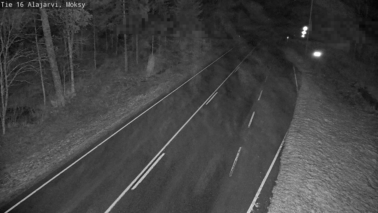 Weather Camera Image Road 16 Alajärvi, Möksy, Alajärvi, Etelä-Pohjanmaa