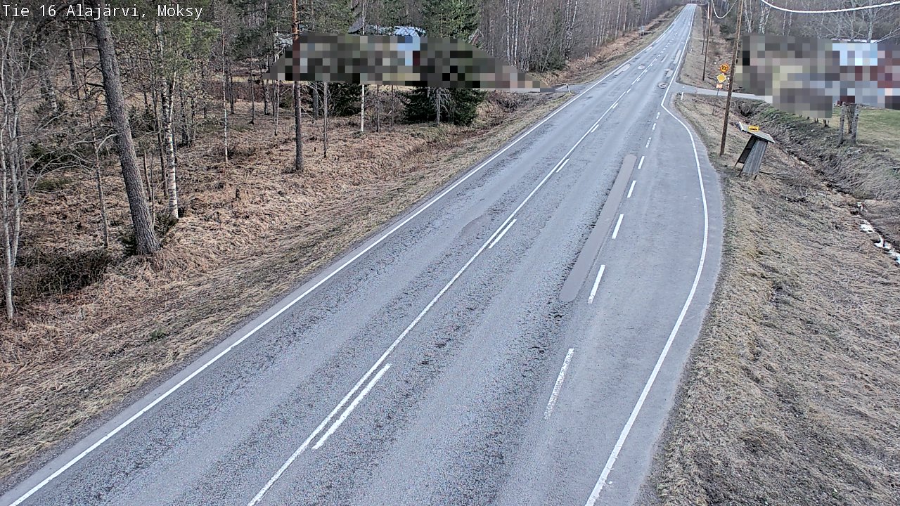 Weather Camera Image Väg 16 Alajärvi, Möksy, Alajärvi, Etelä-Pohjanmaa