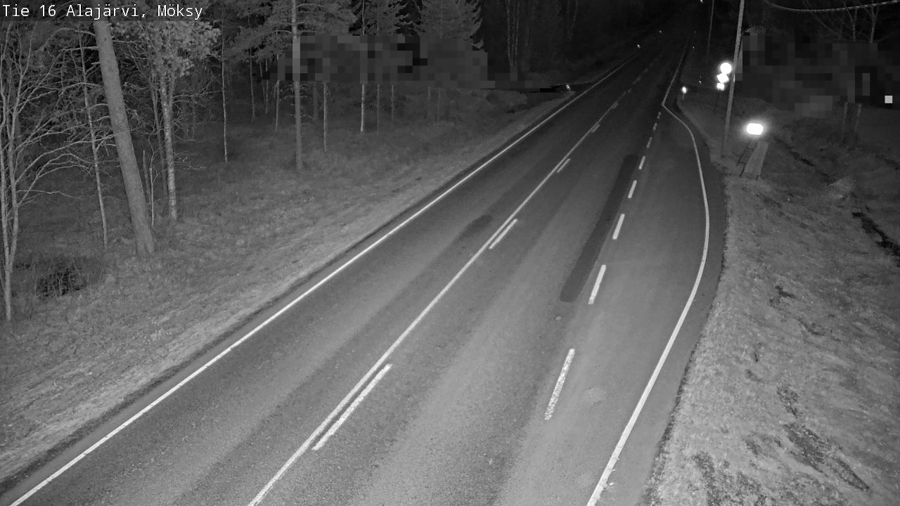 Weather Camera Image Väg 16 Alajärvi, Möksy, Alajärvi, Etelä-Pohjanmaa