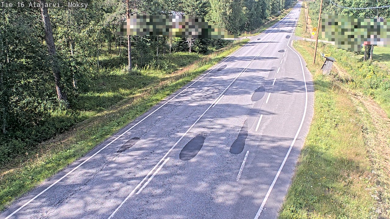 Weather Camera Image Road 16 Alajärvi, Möksy, Alajärvi, Etelä-Pohjanmaa
