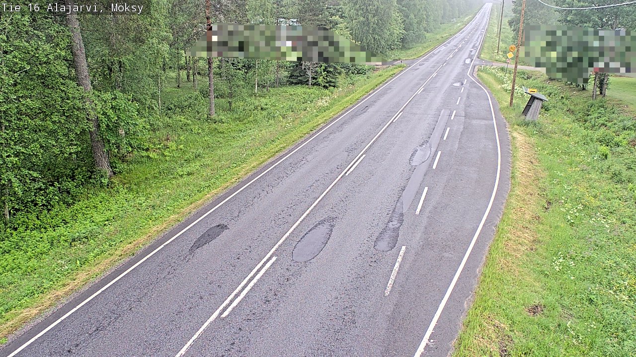 Weather Camera Image Road 16 Alajärvi, Möksy, Alajärvi, Etelä-Pohjanmaa