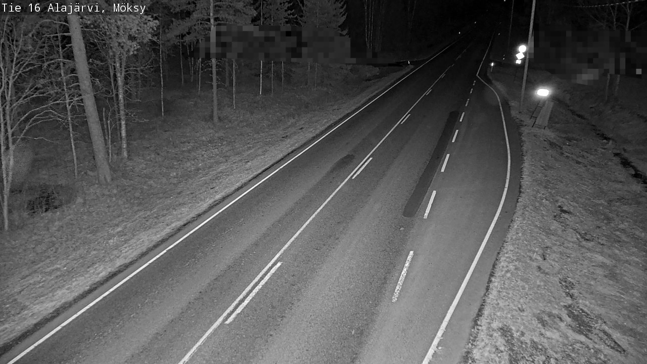Weather Camera Image Väg 16 Alajärvi, Möksy, Alajärvi, Etelä-Pohjanmaa