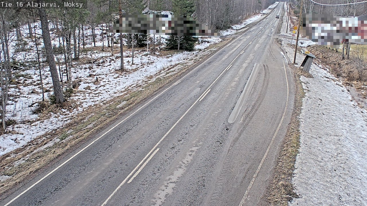 Weather Camera Image Väg 16 Alajärvi, Möksy, Alajärvi, Etelä-Pohjanmaa