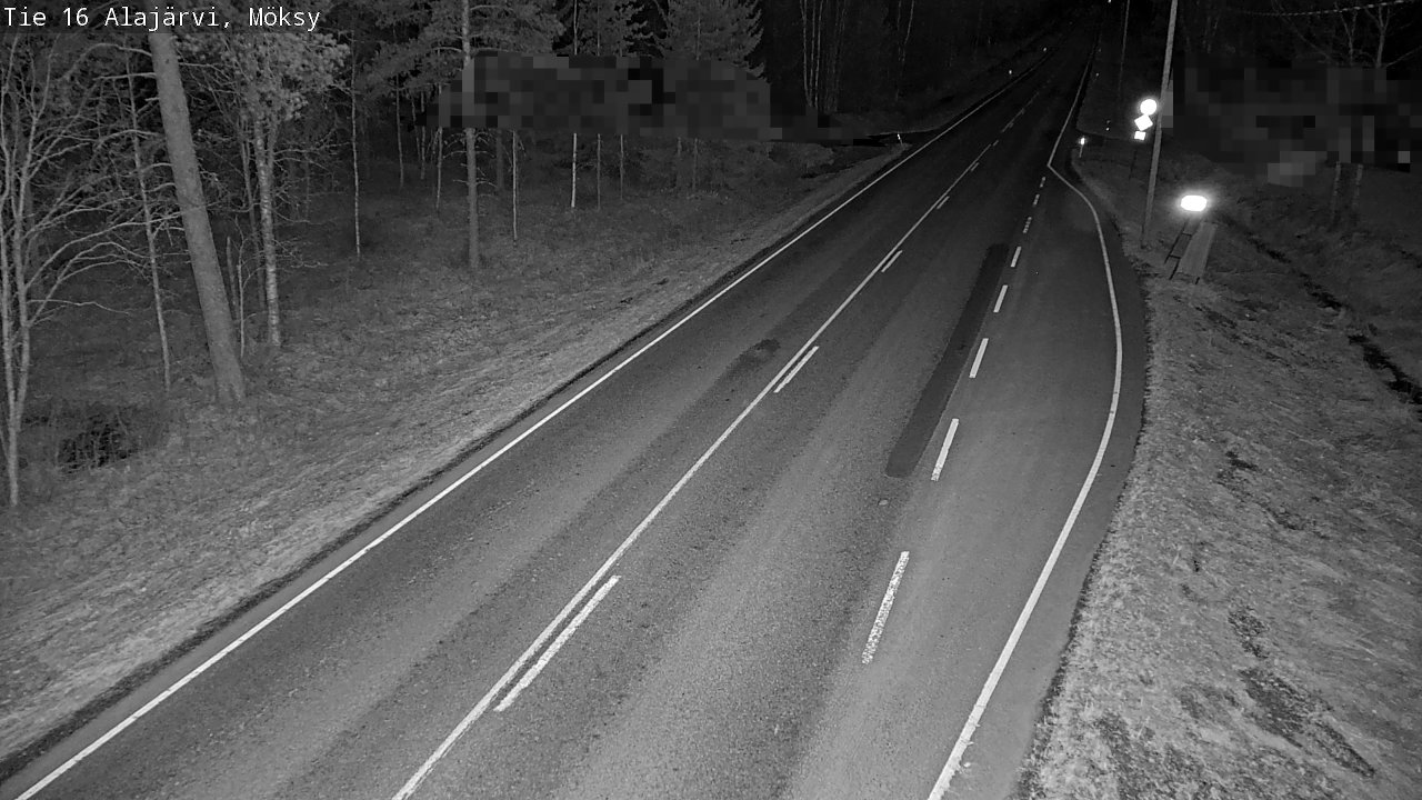 Weather Camera Image Väg 16 Alajärvi, Möksy, Alajärvi, Etelä-Pohjanmaa
