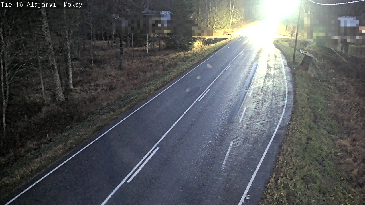 Weather Camera Image Road 16 Alajärvi, Möksy, Alajärvi, Etelä-Pohjanmaa