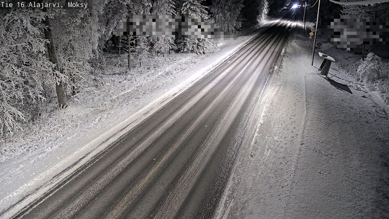 Weather Camera Image Road 16 Alajärvi, Möksy, Alajärvi, Etelä-Pohjanmaa