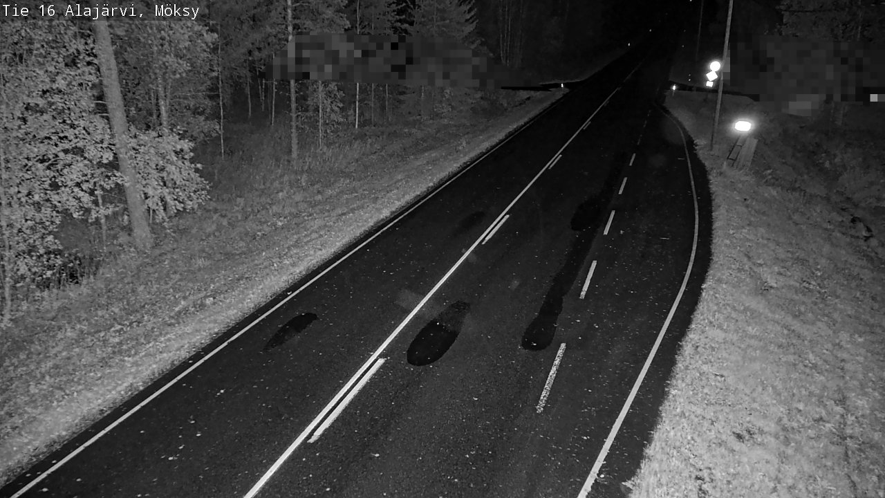 Weather Camera Image Road 16 Alajärvi, Möksy, Alajärvi, Etelä-Pohjanmaa