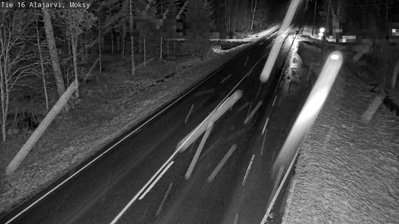 Weather Camera Image Road 16 Alajärvi, Möksy, Alajärvi, Etelä-Pohjanmaa