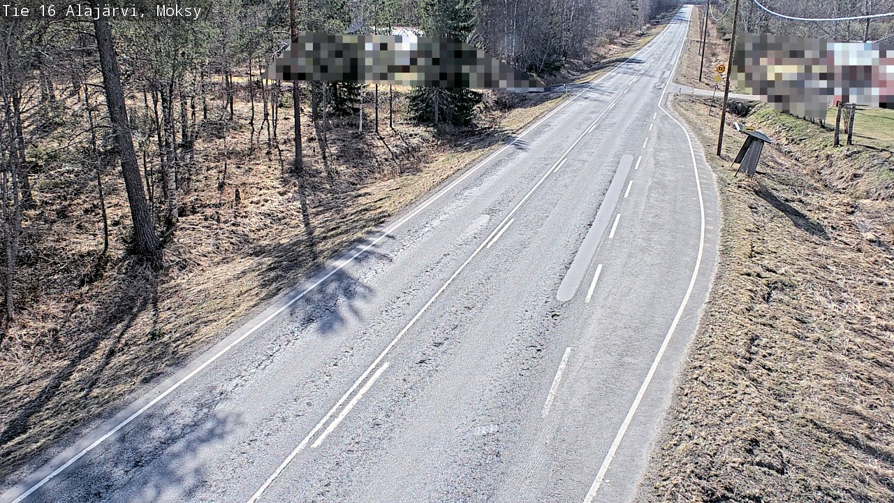 Weather Camera Image Väg 16 Alajärvi, Möksy, Alajärvi, Etelä-Pohjanmaa