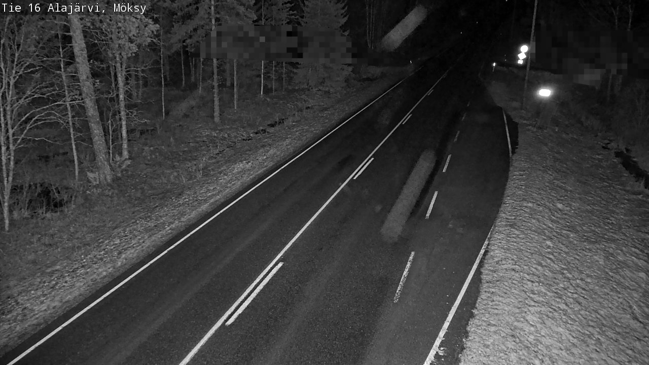 Weather Camera Image Road 16 Alajärvi, Möksy, Alajärvi, Etelä-Pohjanmaa
