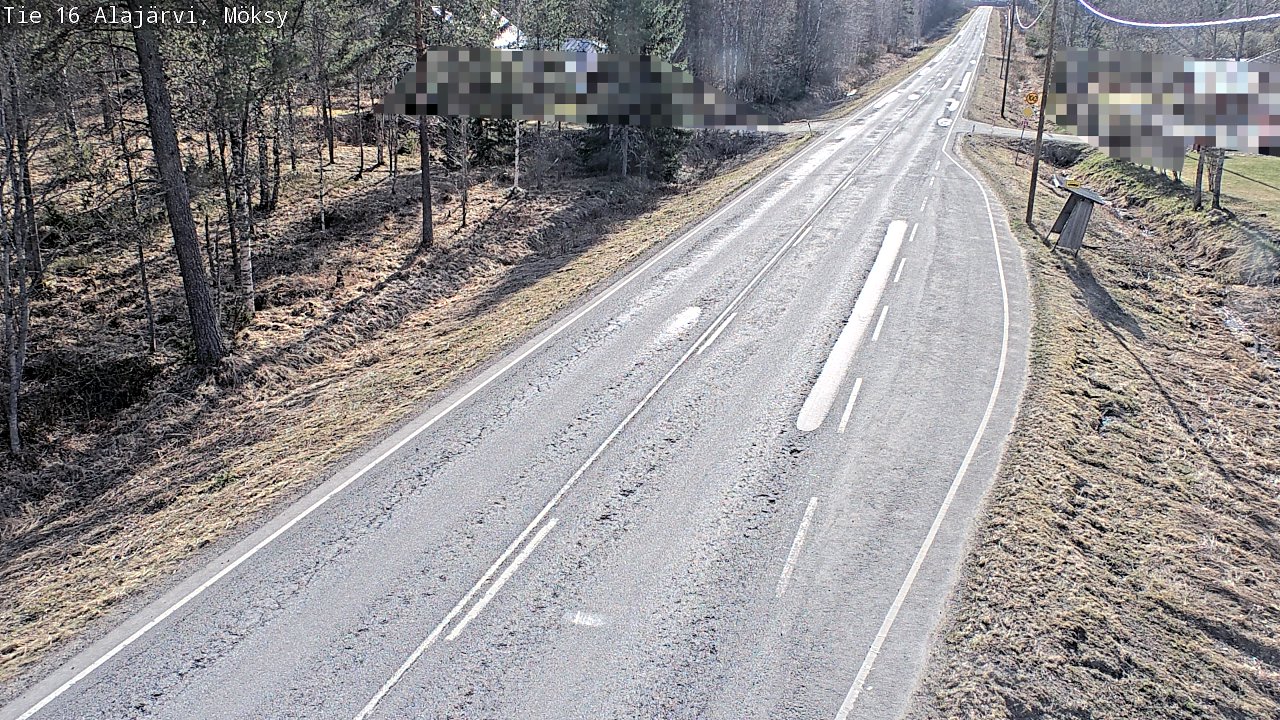 Weather Camera Image Väg 16 Alajärvi, Möksy, Alajärvi, Etelä-Pohjanmaa