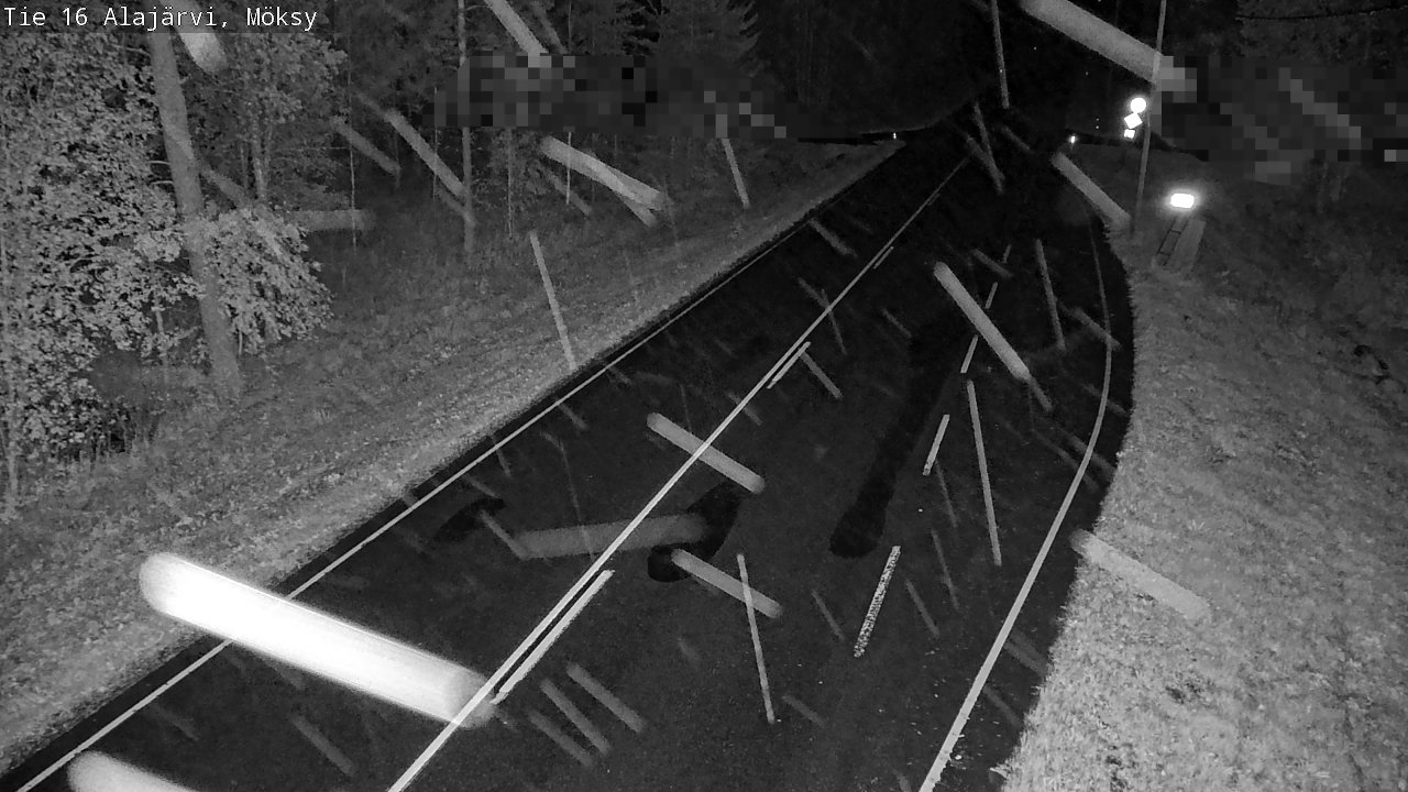 Weather Camera Image Road 16 Alajärvi, Möksy, Alajärvi, Etelä-Pohjanmaa