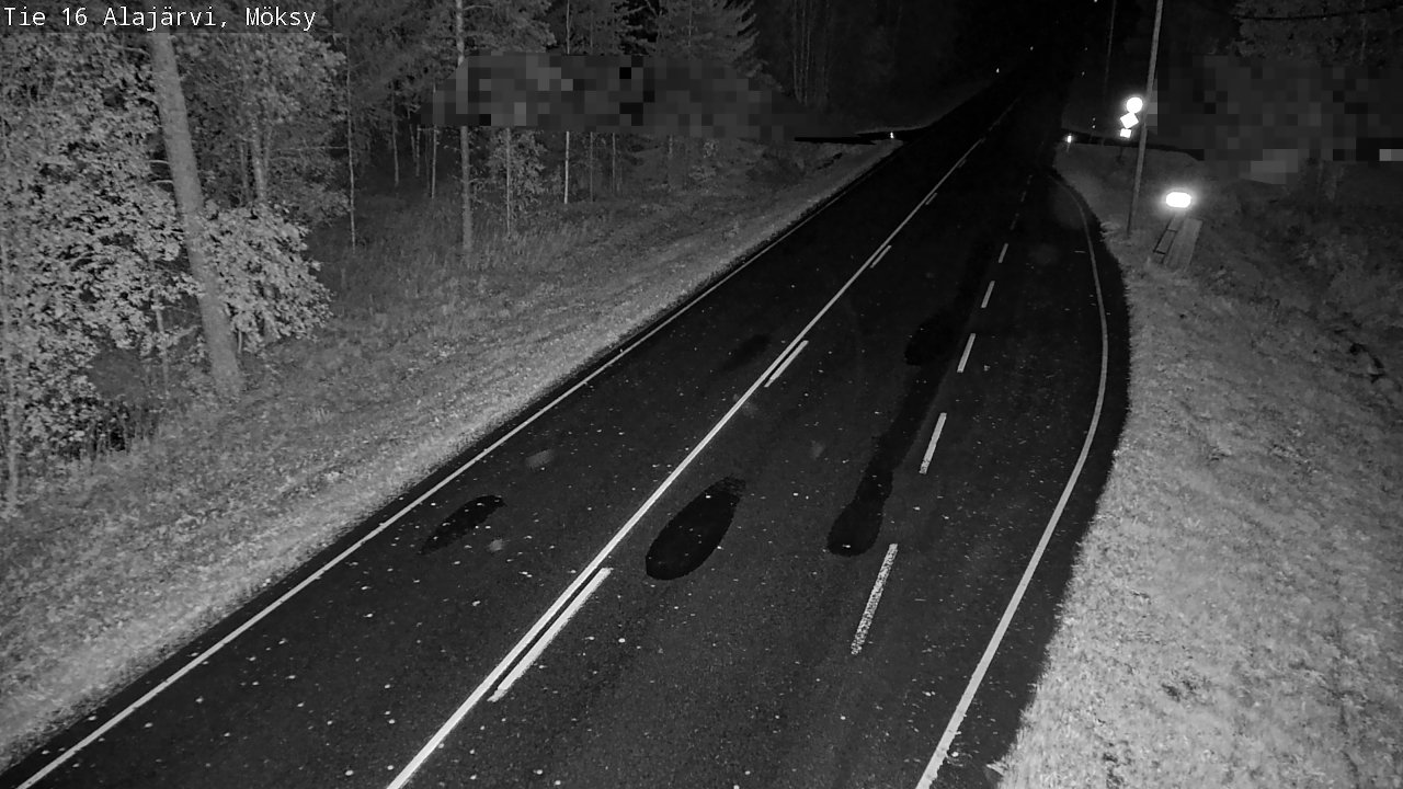 Weather Camera Image Road 16 Alajärvi, Möksy, Alajärvi, Etelä-Pohjanmaa
