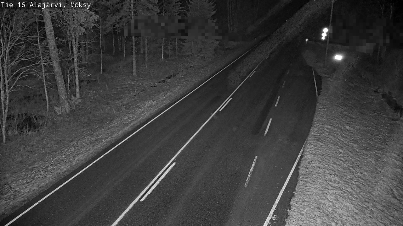 Weather Camera Image Road 16 Alajärvi, Möksy, Alajärvi, Etelä-Pohjanmaa