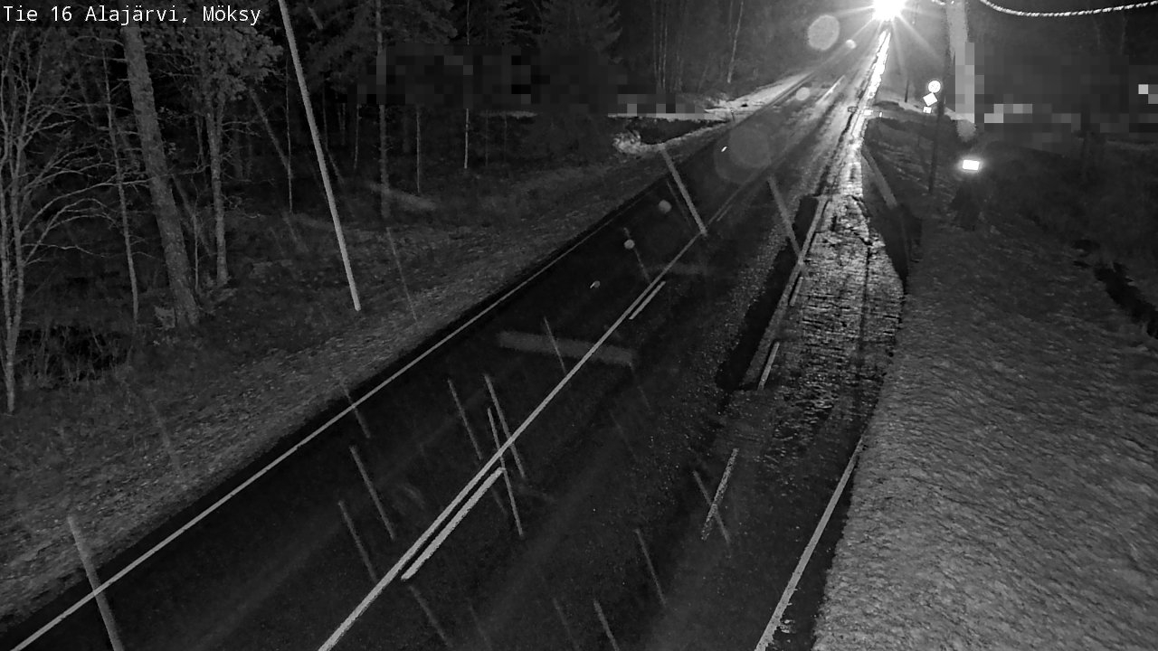 Weather Camera Image Road 16 Alajärvi, Möksy, Alajärvi, Etelä-Pohjanmaa
