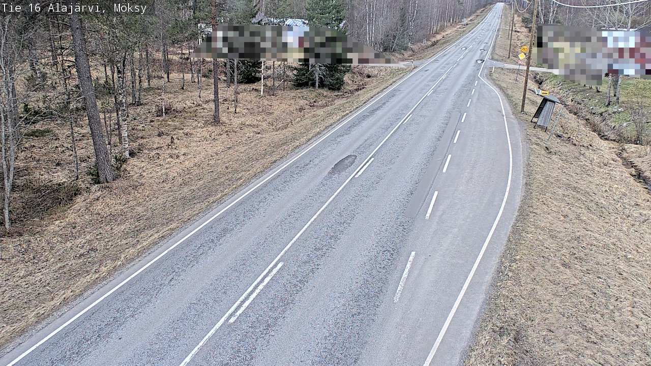 Weather Camera Image Road 16 Alajärvi, Möksy, Alajärvi, Etelä-Pohjanmaa