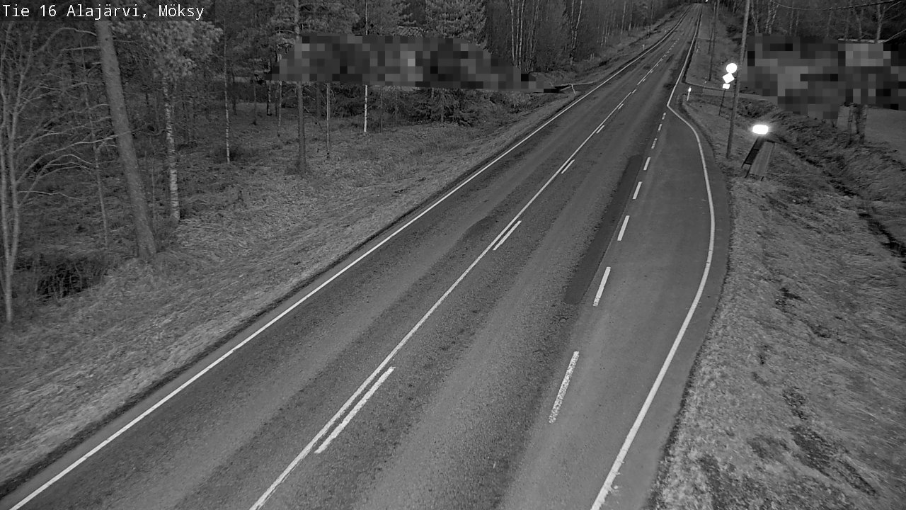 Weather Camera Image Väg 16 Alajärvi, Möksy, Alajärvi, Etelä-Pohjanmaa