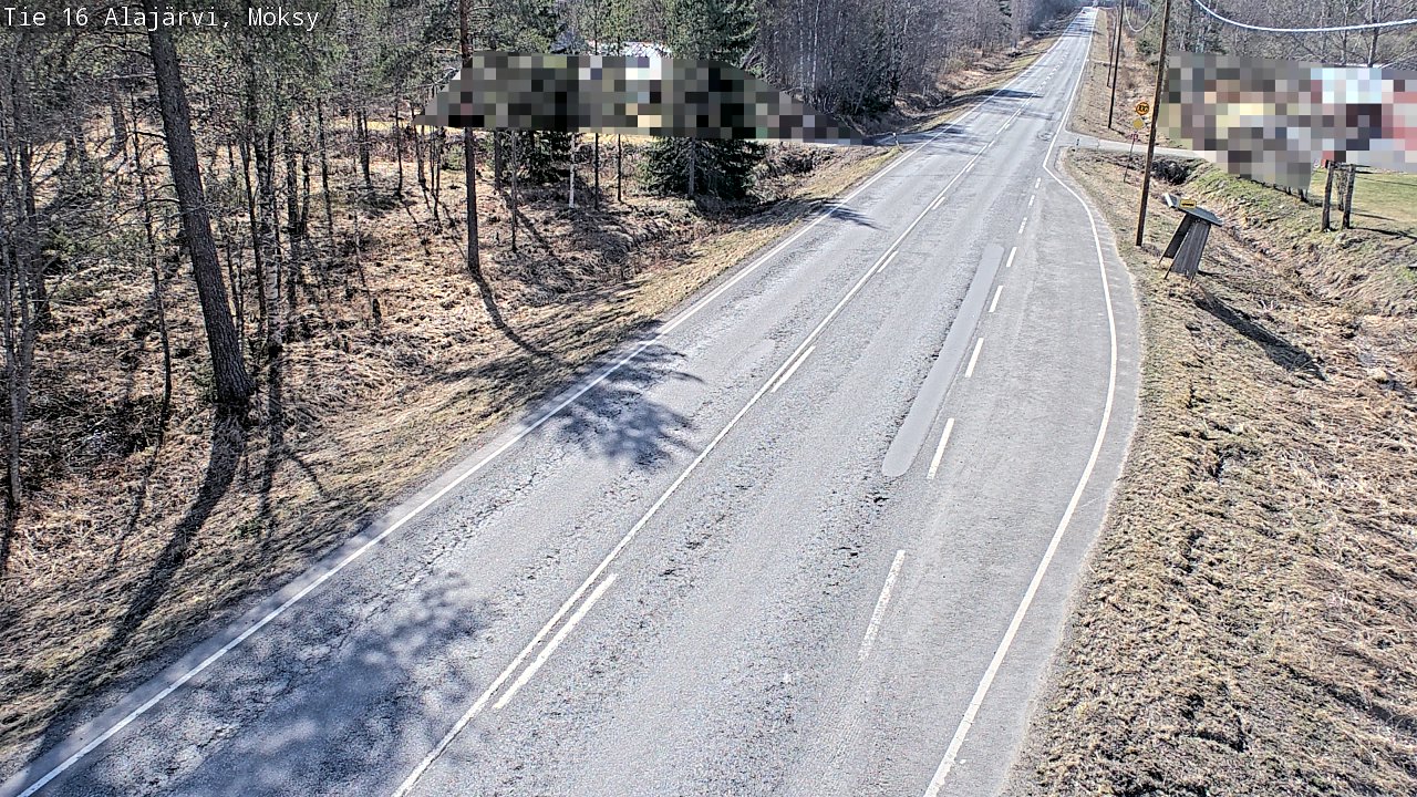 Weather Camera Image Väg 16 Alajärvi, Möksy, Alajärvi, Etelä-Pohjanmaa