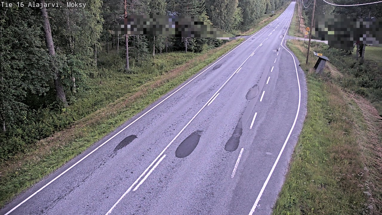 Weather Camera Image Road 16 Alajärvi, Möksy, Alajärvi, Etelä-Pohjanmaa