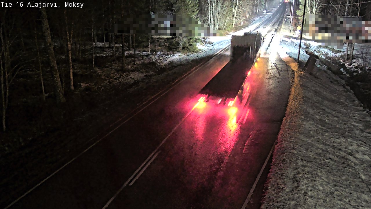 Weather Camera Image Road 16 Alajärvi, Möksy, Alajärvi, Etelä-Pohjanmaa
