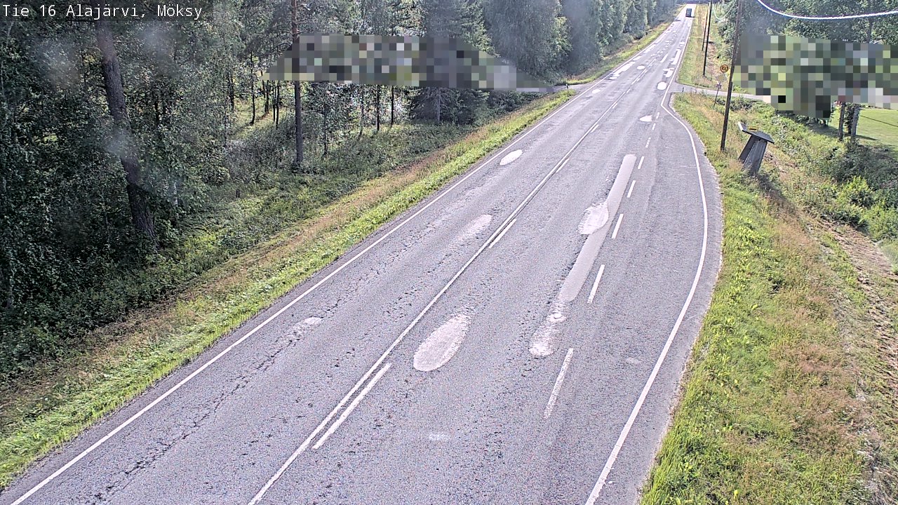 Weather Camera Image Road 16 Alajärvi, Möksy, Alajärvi, Etelä-Pohjanmaa