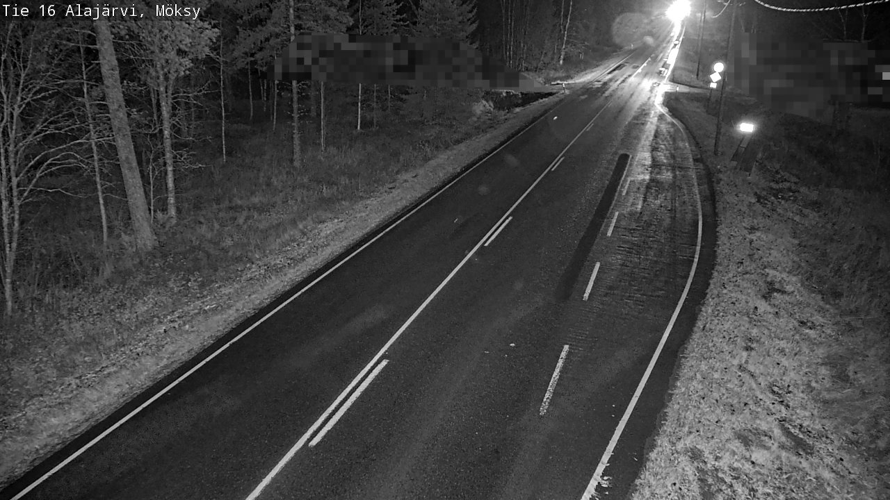 Weather Camera Image Road 16 Alajärvi, Möksy, Alajärvi, Etelä-Pohjanmaa