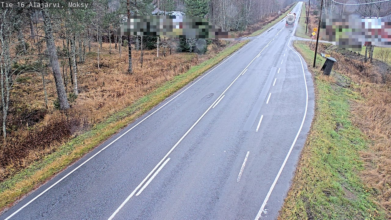 Weather Camera Image Väg 16 Alajärvi, Möksy, Alajärvi, Etelä-Pohjanmaa