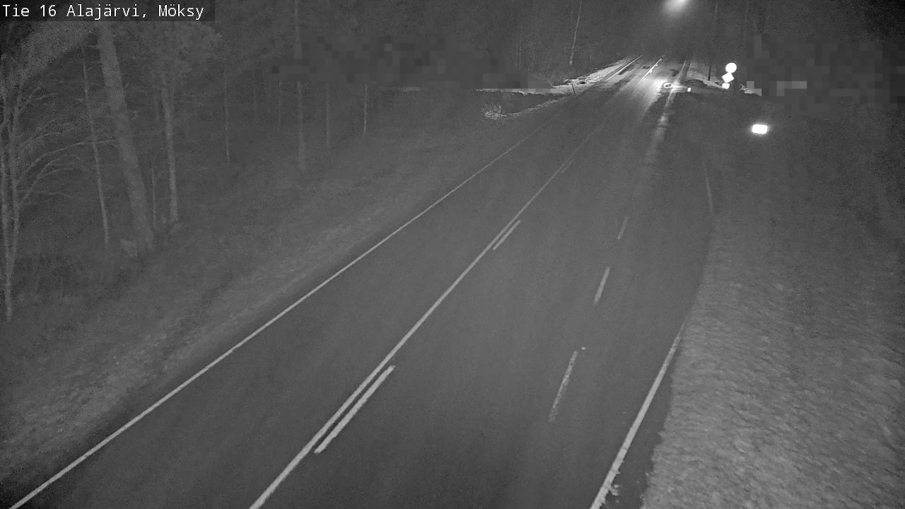 Weather Camera Image Road 16 Alajärvi, Möksy, Alajärvi, Etelä-Pohjanmaa