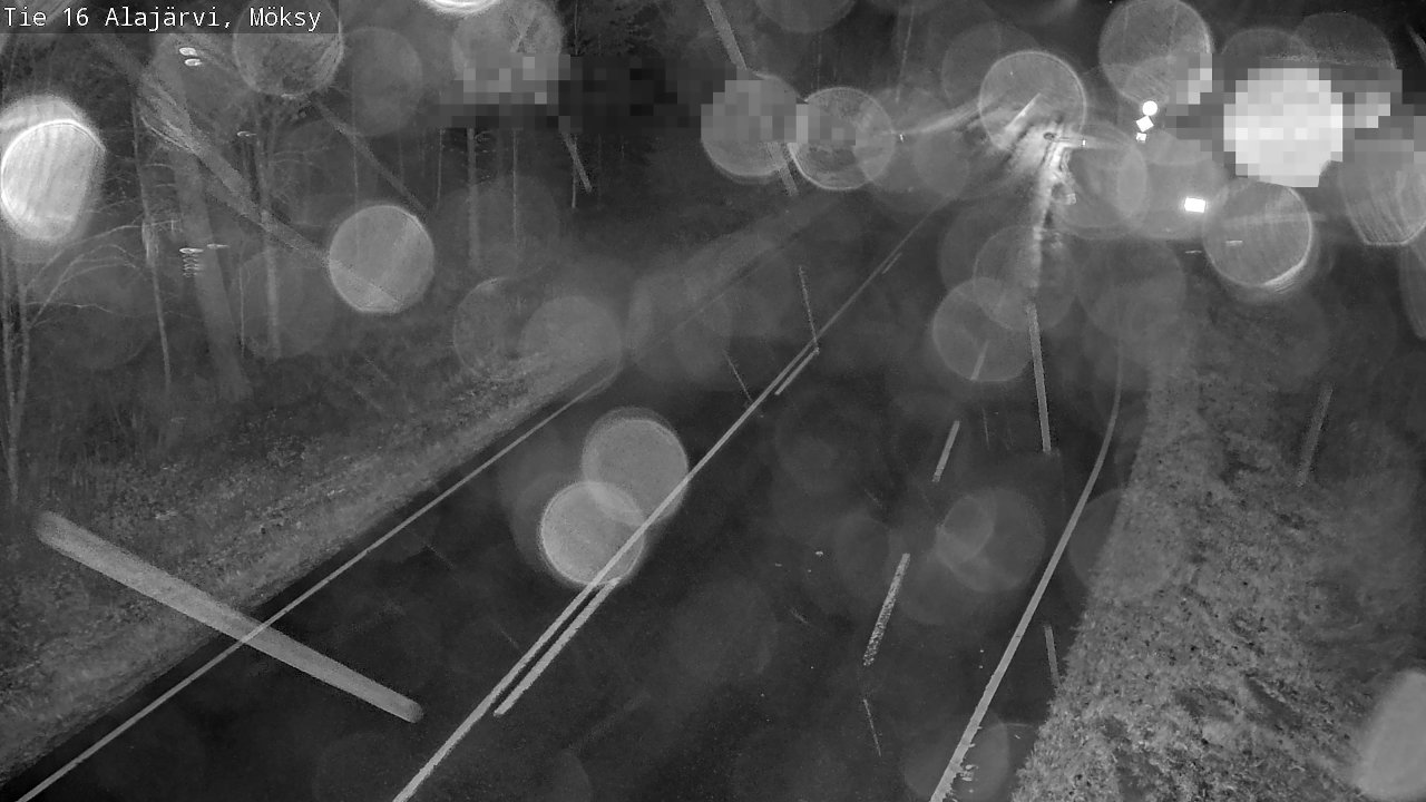 Weather Camera Image Väg 16 Alajärvi, Möksy, Alajärvi, Etelä-Pohjanmaa