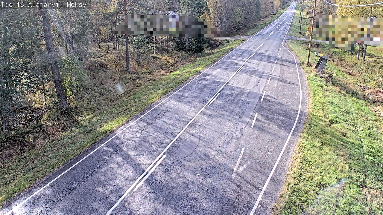 Weather Camera Image Road 16 Alajärvi, Möksy, Alajärvi, Etelä-Pohjanmaa