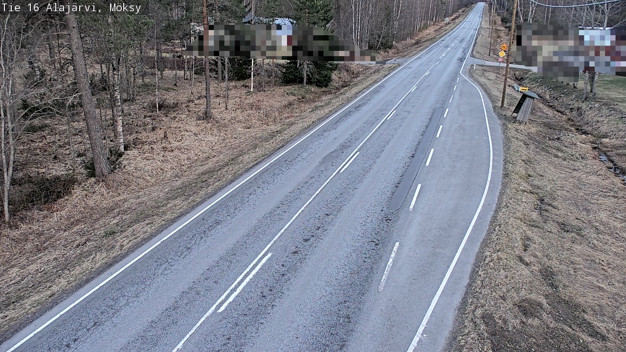 Weather Camera Image Väg 16 Alajärvi, Möksy, Alajärvi, Etelä-Pohjanmaa