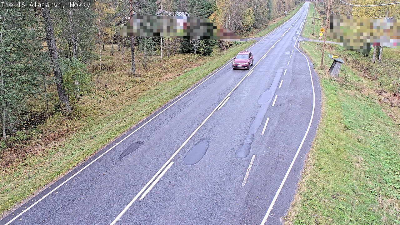Weather Camera Image Road 16 Alajärvi, Möksy, Alajärvi, Etelä-Pohjanmaa