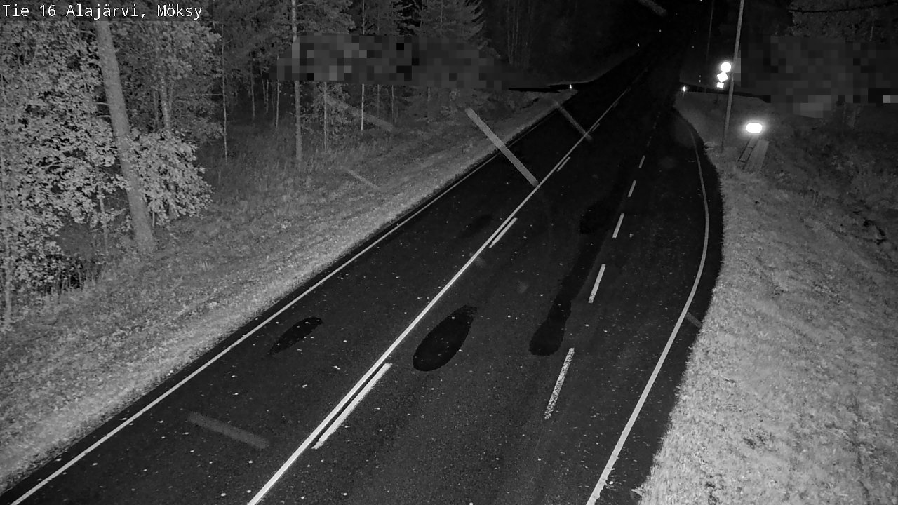 Weather Camera Image Road 16 Alajärvi, Möksy, Alajärvi, Etelä-Pohjanmaa