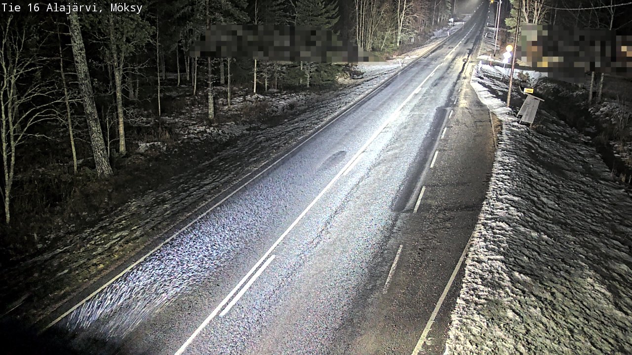 Weather Camera Image Road 16 Alajärvi, Möksy, Alajärvi, Etelä-Pohjanmaa