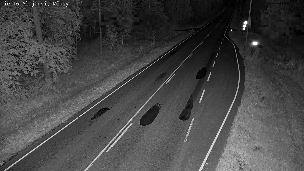 Weather Camera Image Road 16 Alajärvi, Möksy, Alajärvi, Etelä-Pohjanmaa