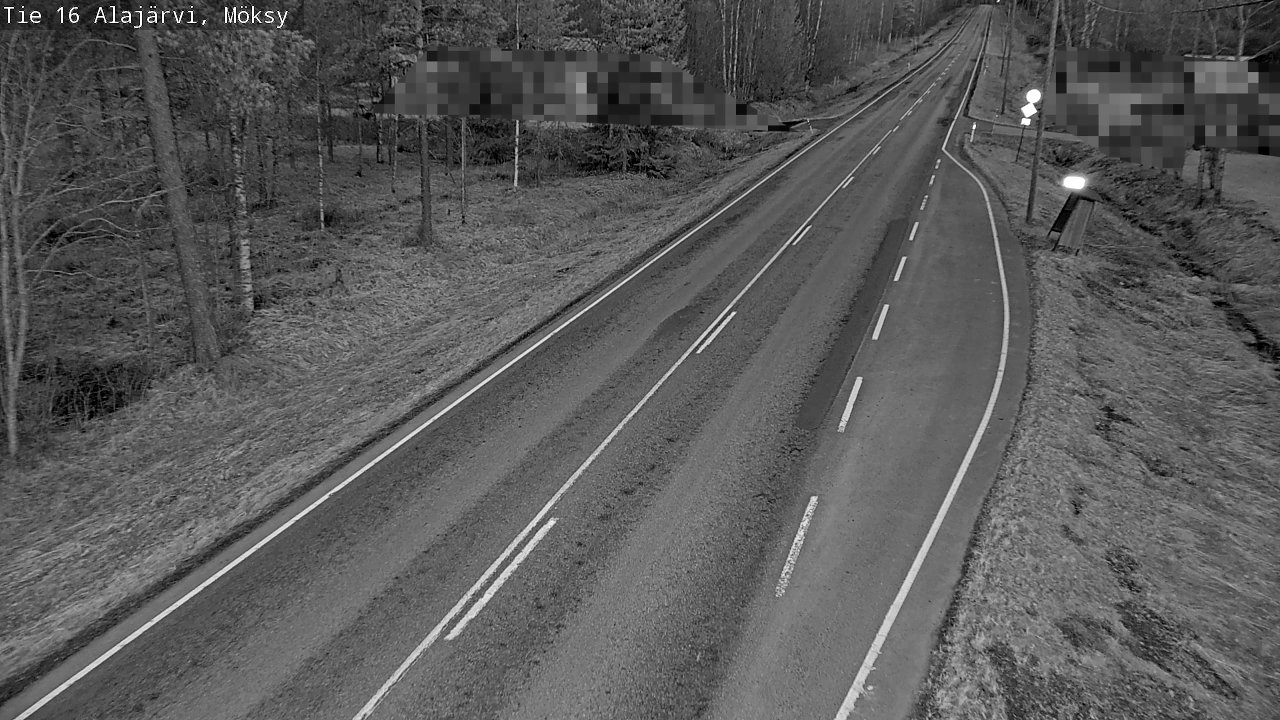 Weather Camera Image Väg 16 Alajärvi, Möksy, Alajärvi, Etelä-Pohjanmaa