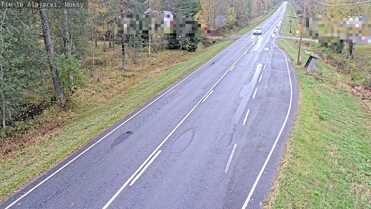 Weather Camera Image Road 16 Alajärvi, Möksy, Alajärvi, Etelä-Pohjanmaa