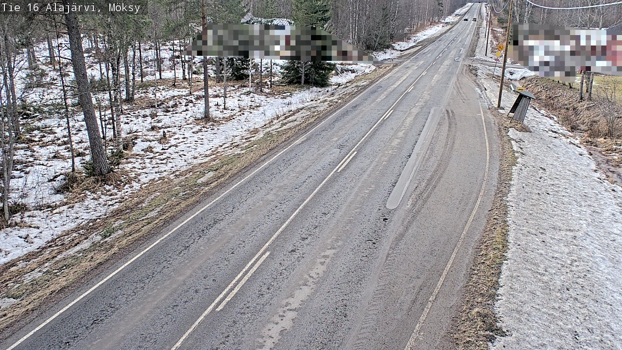 Weather Camera Image Väg 16 Alajärvi, Möksy, Alajärvi, Etelä-Pohjanmaa