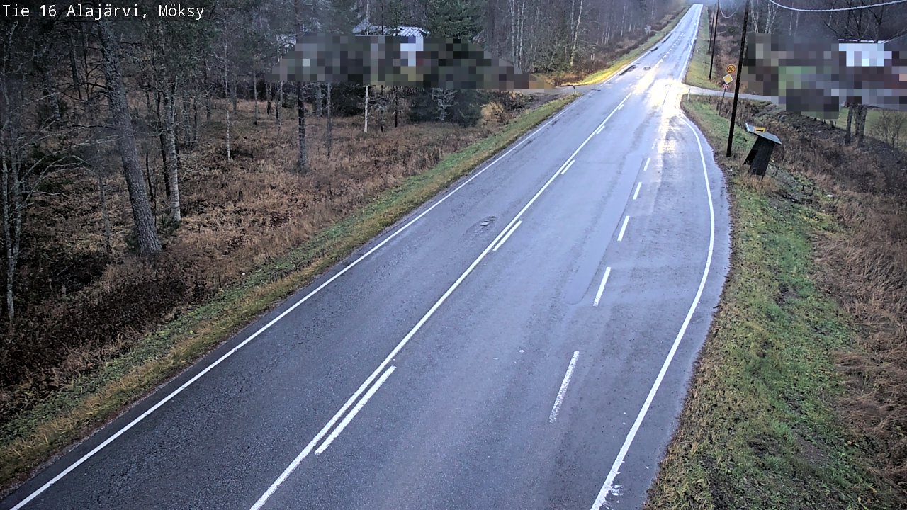 Weather Camera Image Väg 16 Alajärvi, Möksy, Alajärvi, Etelä-Pohjanmaa